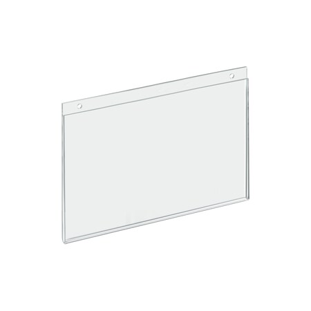 Azar Displays 11"W x 7"H Wall U-Frame w/ Holes, PK10 162717